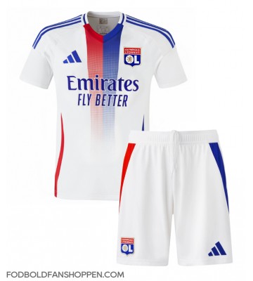 Olympique Lyonnais Alexandre Lacazette #10 Hjemmebanetrøje Børn 2024-25 Kortærmet (+ Korte bukser)